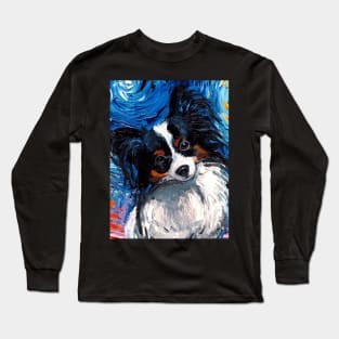 Papillon Night (Portrait) Long Sleeve T-Shirt